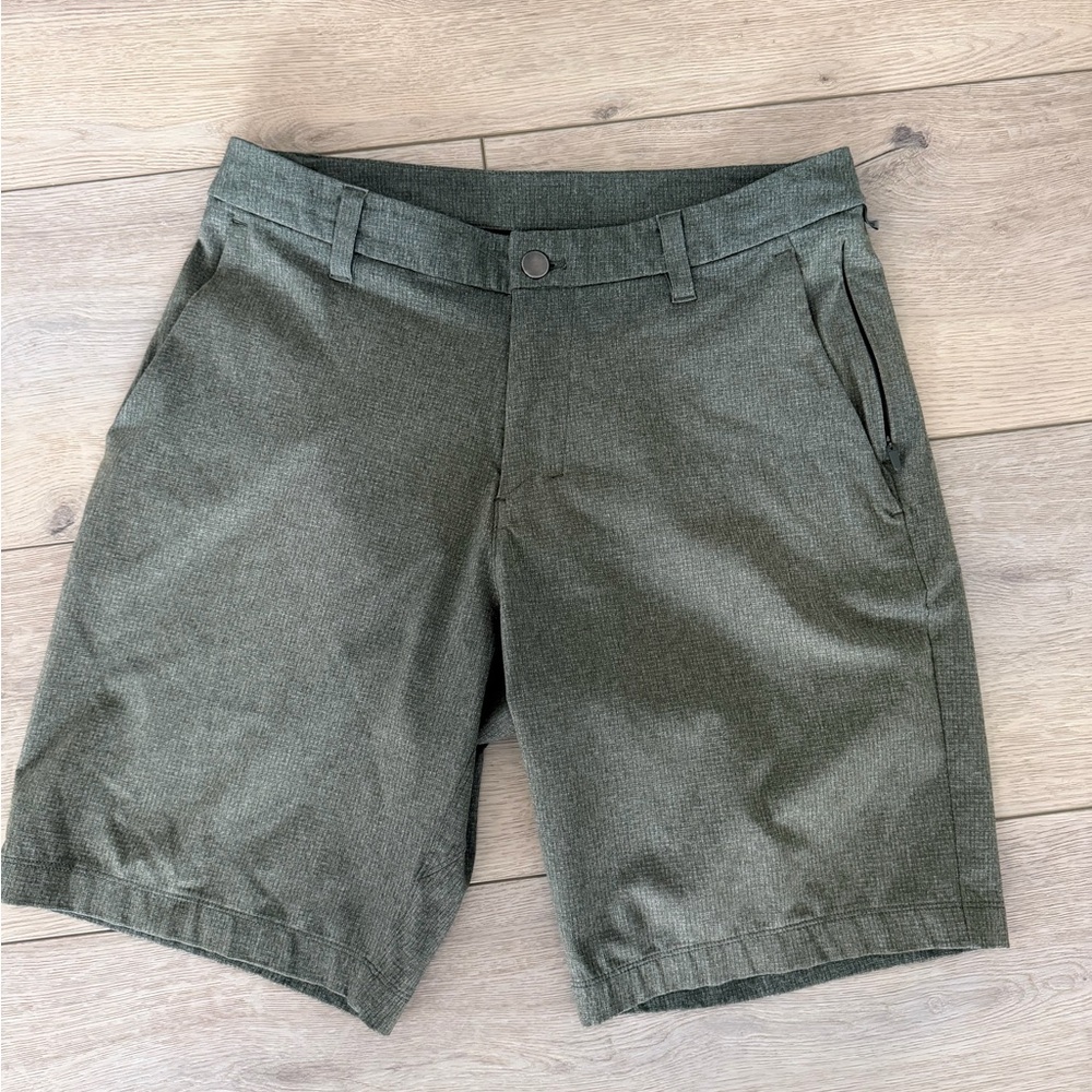 lululemon Olive Green ABC Shorts